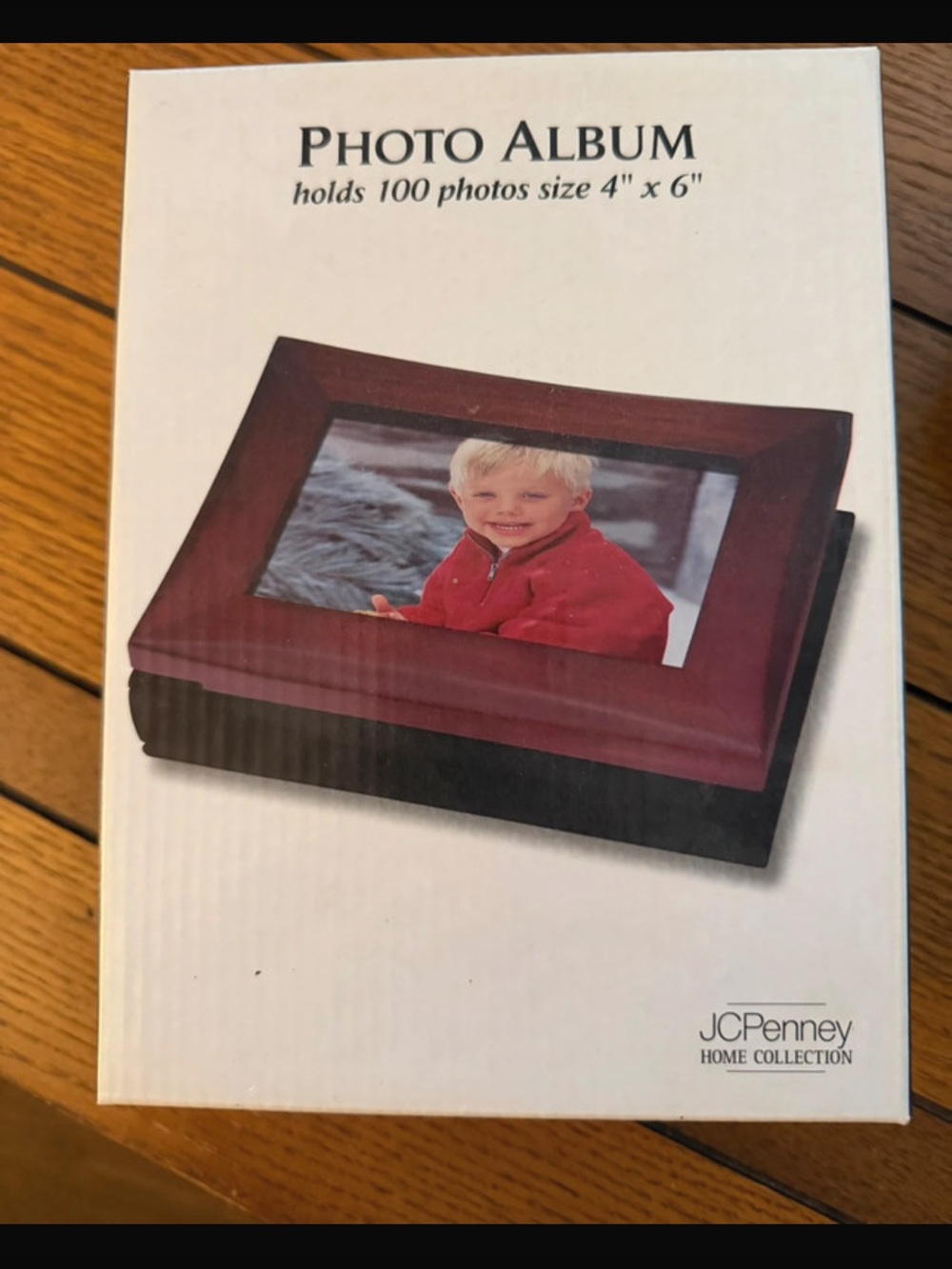 jcpenney Red and Black Photo Album with Window Cover